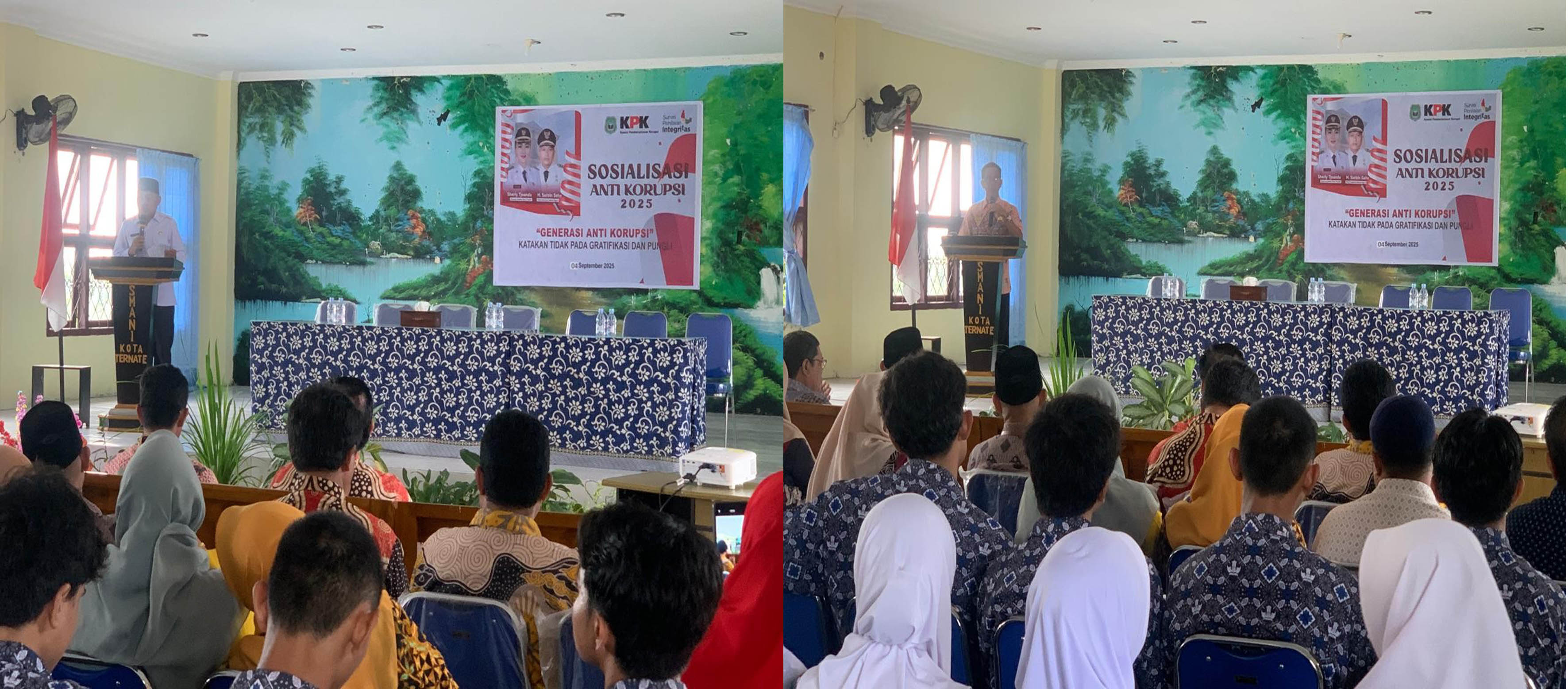 SOSIALISASI ANTI KORUPSI DILINGKUNGAN SEKOLAH