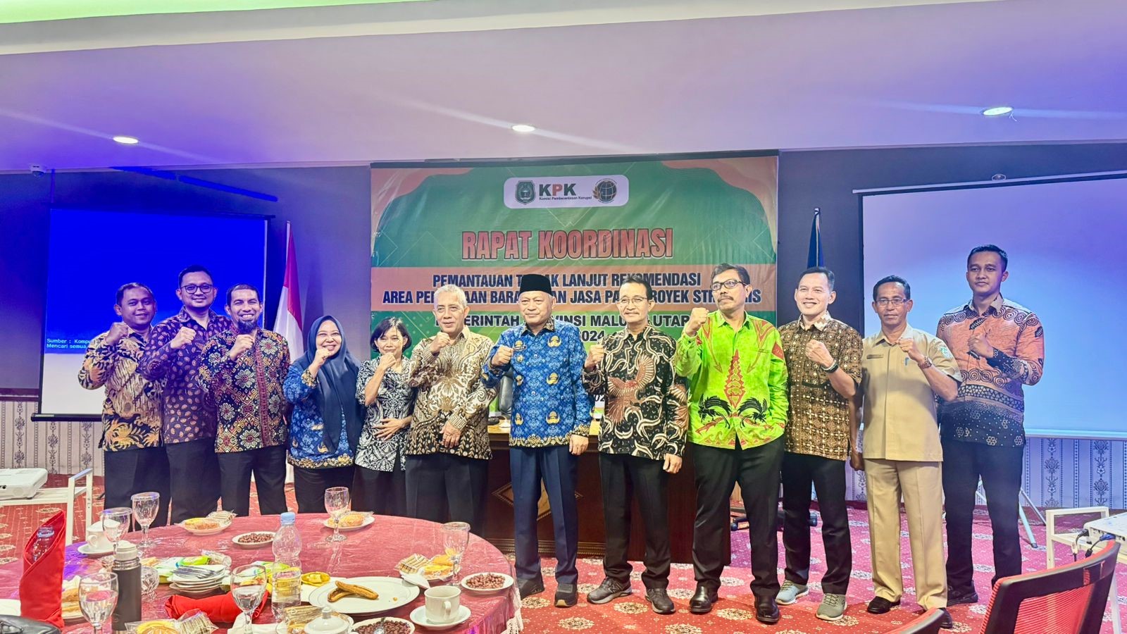 RAPAT KOORDINASI KPK DAN PEMPROV MALUKU UTARA